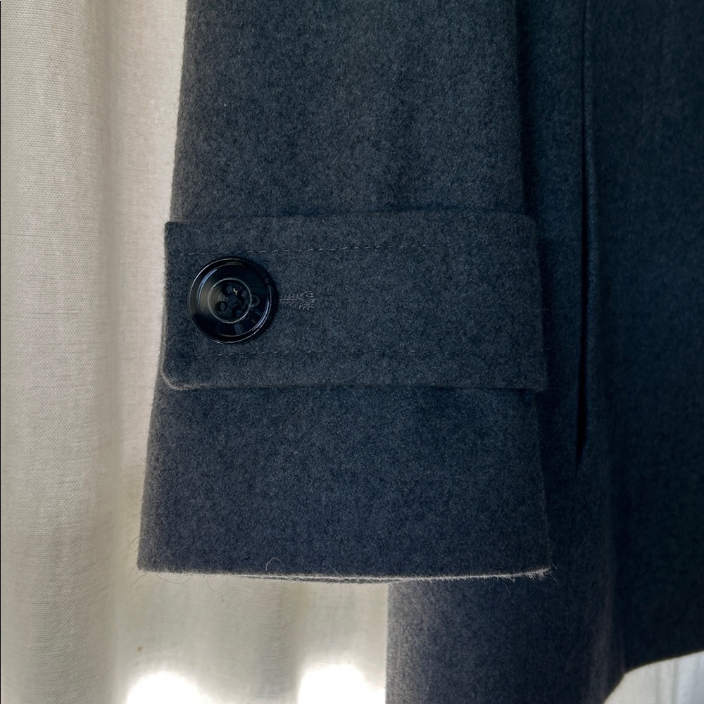 London Fog Gray Pea Coat - Picture 3 of 11